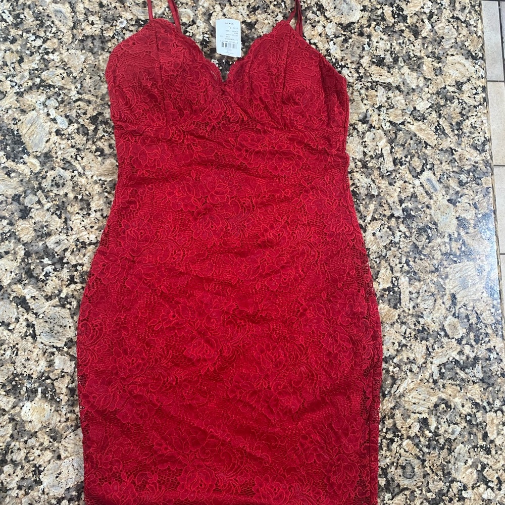 Red dress